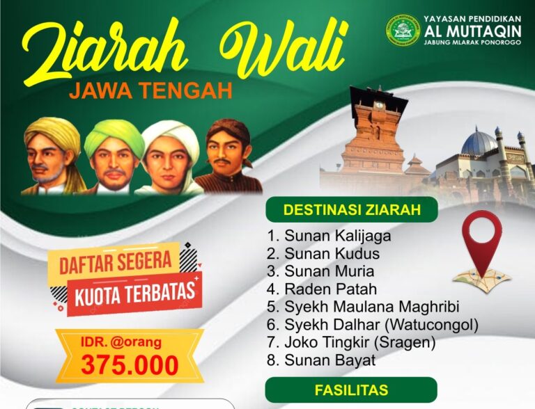 Pamplet Ziarah Wali Jawa Tengah - Copy